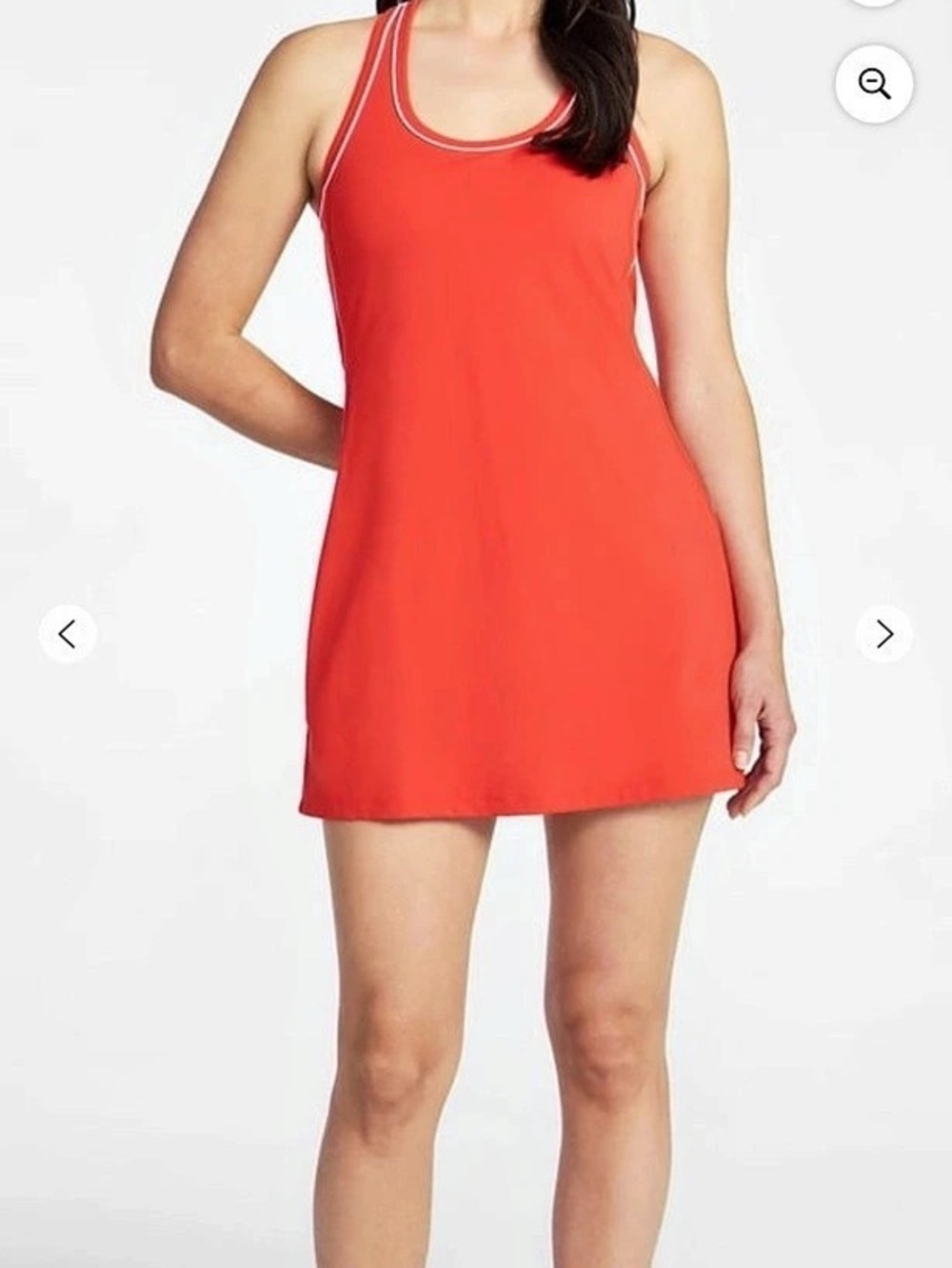 Avia Contrast Binding Dress Red Athletic Dress Size Medium NWT